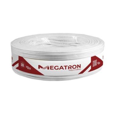 Imagem de Cordão Paralelo Megatron 2x1,5mmx500m Bobina 300V Branco