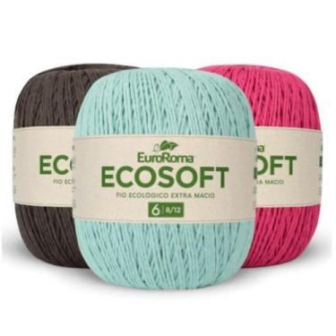 Imagem de Kit 5 Rolo Barbante Ecosoft 8/12 452mt a Sua Escolha Euroroma