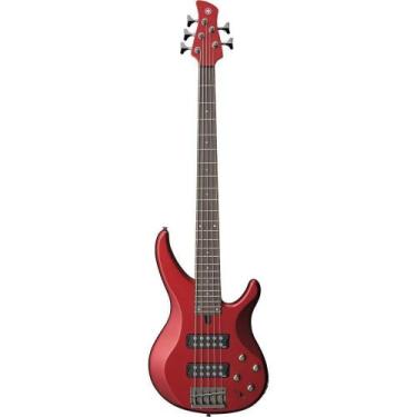 Imagem de Contra Baixo Yamaha Ativo 5 Cordas Trbx305 Vermelho Trbx-305