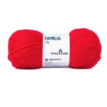 Imagem de La Familia Pingouin Novelo com 106 Metros, Rose Red 8348