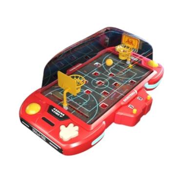 Imagem de Dynwave Jogo de basquete de mesa jogo clássico destacável scorekeeper jogo de tabuleiro imprensa e mecanismo de lançamento para adultos meninas meninos