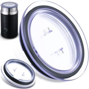 Imagem de Ceoighe Substituição da tampa do espumador de leite compatível com as peças de espumador de leite Nespresso Aeroccino 3 3R máquinas 3593 e 3594, peças de tampa de substituição compatíveis com o modelo