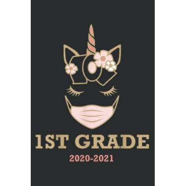 Imagem de Quarantine 1St Grade 2020 School Social Distance Nice: HEARTS JOURNAL - 6" x 9", 120 Pages: Planner, Lined College Ruled Paper, Journal, Diary, Matte Finish Cover.