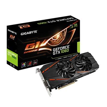 Imagem de Gigabyte Placa de vídeo GeForce GTX 1060 G1 Gaming 3GB GDDR5 (GV-N1060G1GAMING-3GD)