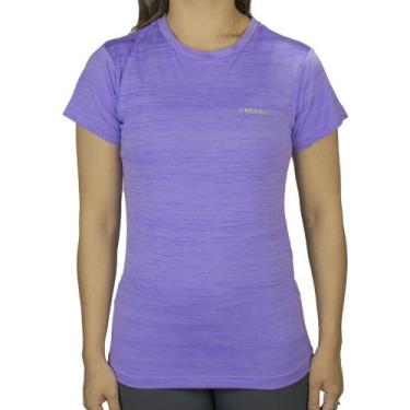Imagem de Camiseta Meinerz Pferd II Feminina , Lilas mescla, Prata, G
