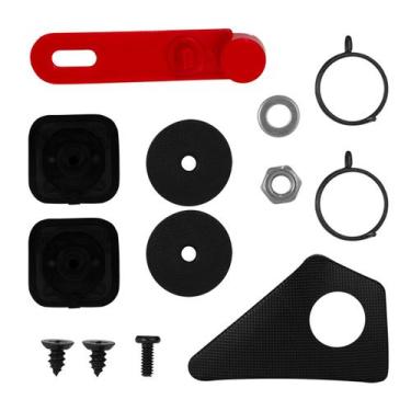 Imagem de Kit Botões Capacete Pro Tork New Sport Moto Preto, PRETO, Único