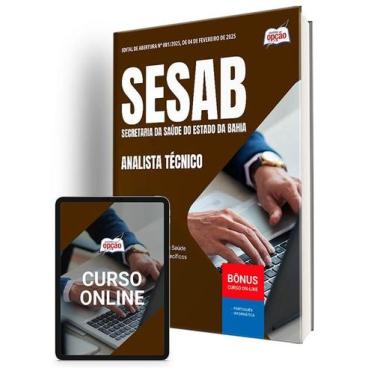 Imagem de Apostila SESAB Temporários  - Analista Técnico - Apostilas Opção