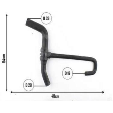 Imagem de Mangueira do radiador Inferior Fiat Uno 2001 a 2002 CAUPLAS