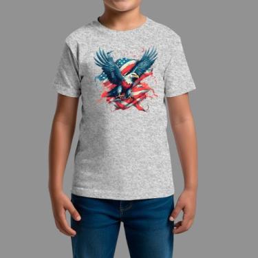 Imagem de Camisetas Infatil Country Moda Country Manga Curta Aguia Band - RodLiw