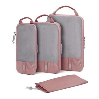 Imagem de Conjunto de Cubos de Compressão BAGSMART para Viagens - 4 Peças para M