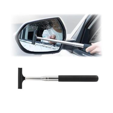 Imagem de Limpador de Espelho Retrovisor de Carro 8sanlione - Retrátil e Preto