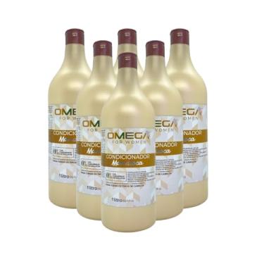 Imagem de Condicionador Mandioca 1L Omega Hair Fardo 6 Unidades