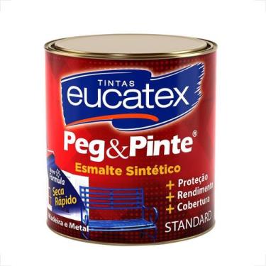 Imagem de Tinta Esmalte Sintetico Eucatex 900ml Branco Brilhante Peg Pint
