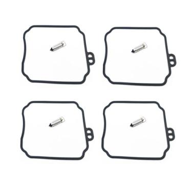 Imagem de Kit de reparo de carburador de motocicleta peças de junta de agulha flutuante compatíveis com XJ600S XJ600 Seca II 600 1992-1998 XJ 600 S 600S (lavanda)
