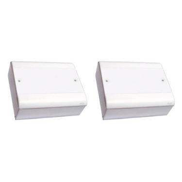 Imagem de Kit C/2 - Caixa Passagem Pvc 22X18 Perlex Sobrepor