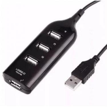 Imagem de Hub De Usb 4 Portas 2.0 Hd Extensor High Speed Pen Drive