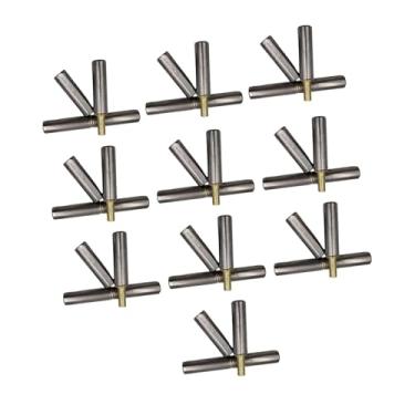 Imagem de Wswqop Solda na dobradiça de aço carbono versátil dobradiça fácil de usar dobradiças de cano soldável, 1cmx6cm