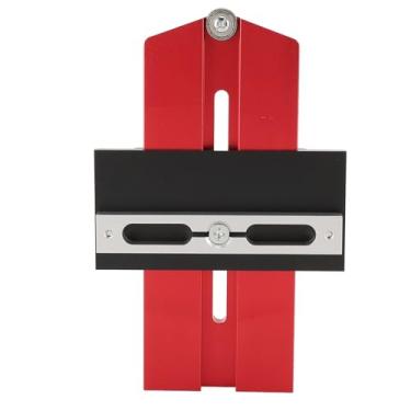 Imagem de Tabela Vista Fina Guia de Gabarito RIP, Posicionamento Preciso de Corte, Rápido e Preciso, Aço Inoxidável, Design Compacto, Multifuncional, Vida útil Longa (vermelho)