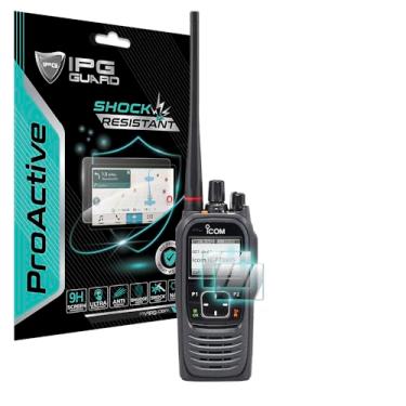 Imagem de IPG ProActive Feito para iCOM IC-F7010T / F7010S / F7020T / F7020S / F7040T / F7040S Transceptor Portátil (2 unidades) Película Nano Cerâmica de Dureza 9H Ultra Responsivo Alta Claridade Antiarranhões