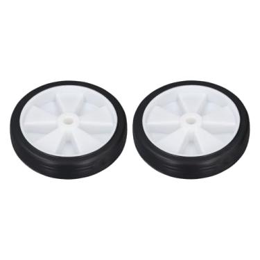 Imagem de 2pcs de 6 polegadas compressor de ar rodas de plástico pesado e substituto de lançadores de borracha Conjunto de compressores, carrinhos e caixas de ferramentas portáteis