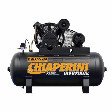 Imagem de Compressor de Ar Alta Pressão Monofásico Fechado 5HP 200L 000687 Chiaperini