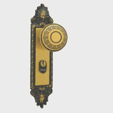 Imagem de Fechadura Para Area Externa Espelho Aço 40mm mgm Colonial