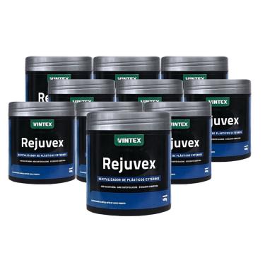 Imagem de Kit c/10 Rejuvex Revitalizador de Plásticos Externos 400G
