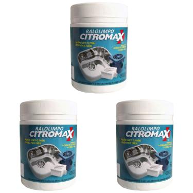 Imagem de Kit 03 Ralo Limpo Citromax Limpa Ralo Fossas Canos Caixas De Gordura E Elimina Mau Cheiro