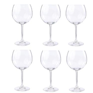 Imagem de Cj 06 tacas vinho bohemia gastro cristal de titanio 570ML