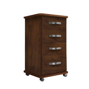 Imagem de Gaveteiro 4 Gavetas - Branco - Corrediças Telescópicas