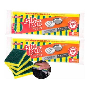 Imagem de Esponja Multiuso Esfrebom Bettanin Leve 24 Pague 20 Unidades - Betanin