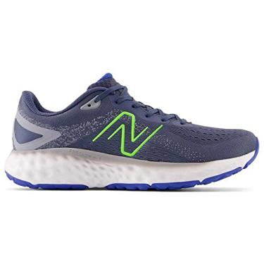 Imagem de New Balance Tênis de corrida masculino Fresh Foam Evoz V2, Índigo natural/Índigo vintage/Verde Pixel, 7.5