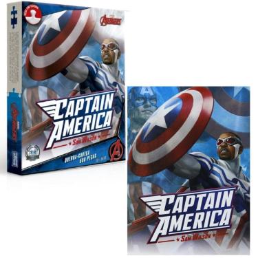 Imagem de Capitão América 4 Quebra-Cabeça 500 Peças Toyster