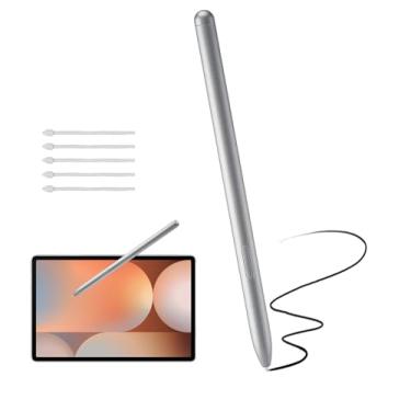 Imagem de Caneta Stylus Galaxy Tab S10 FE/ S10 FE+ para Samsung Galaxy Tab S10 FE / S10 FE Plus/ S10 FE+ S Pen compatível com Samsung Galaxy Tab SPen S10FE/S10 FE+ / S10 FE Plus com pontas (prata)
