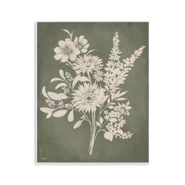 Imagem de Stupell Industries Arte de placa de parede Bunches of Wildflower Herbs, design por Cat Thurman Designs, 28 x 35 cm