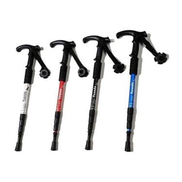 Imagem de Bengala Retrátil Ajustável 110cm Multifuncional Caminhada