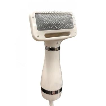 Imagem de Secador De Pelo Escova Pente Pet Tosa Profissional Portátil 2 IN 1 Remove Pelos Cachorro Gato 110V (DOURADO FRETE GRATIS)