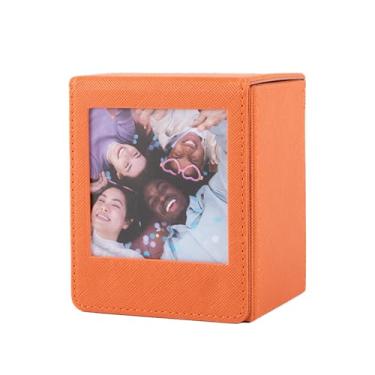 Imagem de HIYQIN Capa de fotos para filme Instax Square SQ, suporte quadrado de fotos, caixa de armazenamento de fotos compatível com câmeras instantâneas Fujifilm Instax Square SQ1 SQ20 SQ40 SQ10 SQ6 SP-3