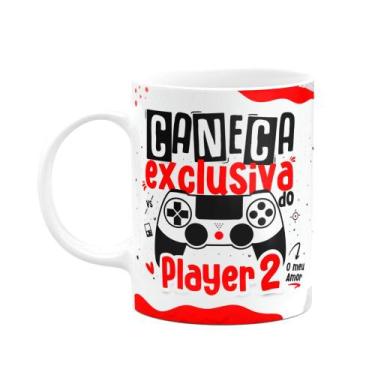 Imagem de Caneca Namorados Gamer - Caneca exclusiva do Player 2 - JPS INFO