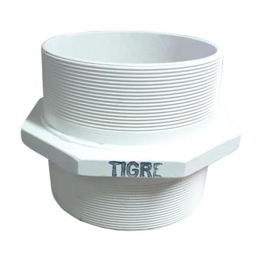 Imagem de Nipel Conexão Hidráulica Roscável De 5 De Plástico Pvc Tigre