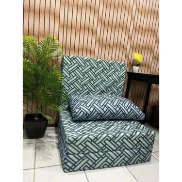 Imagem de Puff/Colchao/Poltrona 3 em 1 Com Travesseiro Solteiro 78x190x13 Ortobom