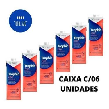 Imagem de Caixa Com 6 Unidades Trophic Soya 1l Prodiet Sabor Baunilha