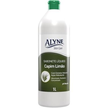 Imagem de Alyne, Sabonete Líquido, Skin Care, Aroma Capim Limão, 1 Litro, Verde