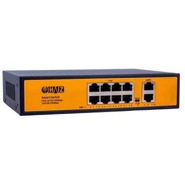 Imagem de Switch 8 Portas Gigabit Poe Haiz + 2 Portas Uplink Vlan Haiz
