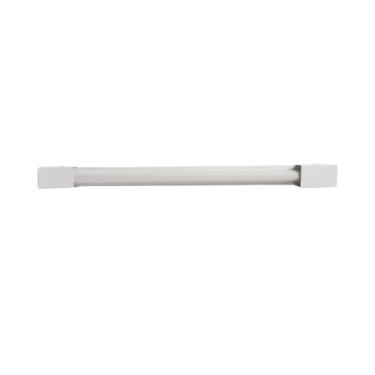 Imagem de Luminária LED Slim para Tubular, Sobrepor, 67cm/130cm, para Lâmpadas 10W/20W, Branco, Marrom e Preto (BRANCO, 10W LÂMPADA 60CM)