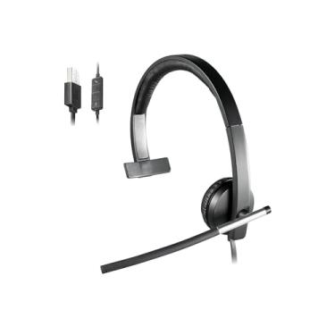 Imagem de HEADSET C/ MICROFONE H650E MONO USB 981-000513 LOGITECH, Logitech, LOGITECH USB HEADSET MON H650E 981-000513, preto
