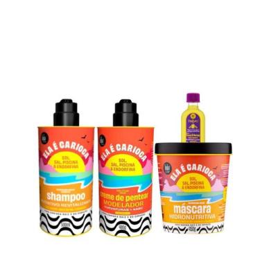 Imagem de Kit Lola Ela é Carioca Sh 500ml + Masc 450ml + Cpp 4ABC 480ml + Pinga!