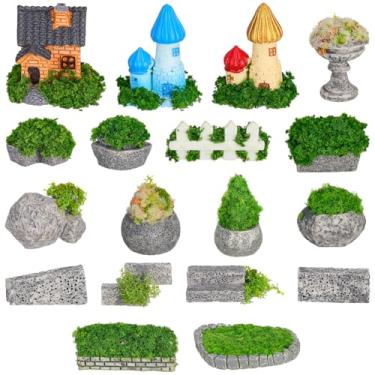Imagem de Toddmomy 1 Set Mini Trinkets Figurine Decor Garden Fairy Ornaments Outdoor Miniature Landscape Indoor Zen Dollhouse Terrarium Small Material Tiny Artificial Resin
