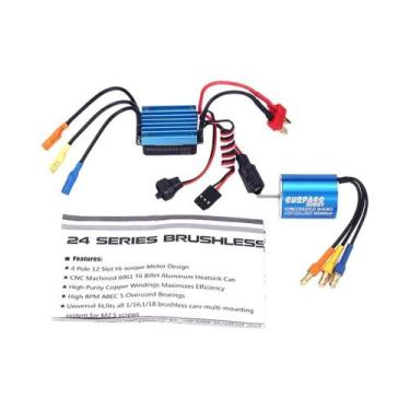 Imagem de Combo ESC De Motor Sem Escova De Alta Velocidade Para Carros RC 1/18 1