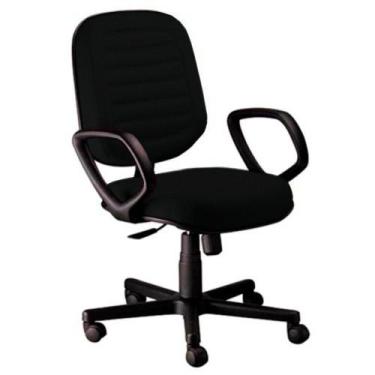 Imagem de Cadeira Diretor Gomada Com Braços Linha Blenda Preto - DESIGN OFFICE M